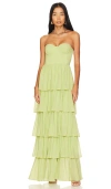 Lovers & Friends Abendkleid Hattie In Green