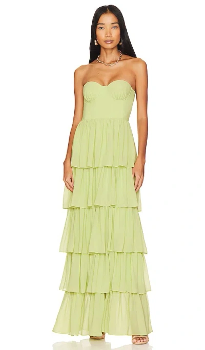 Lovers & Friends Abendkleid Hattie In Green