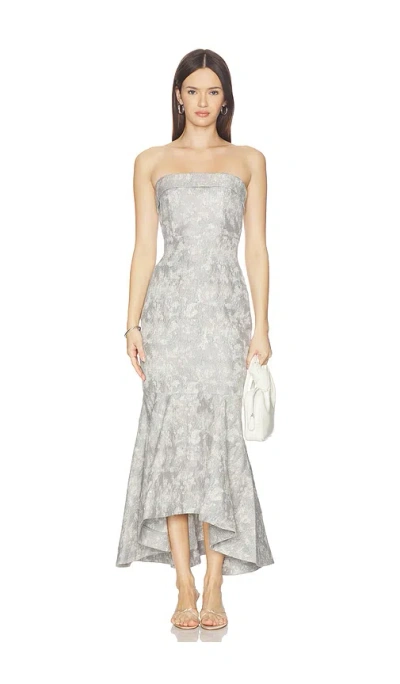 Lovers & Friends Hazel Midi Dress In Grey