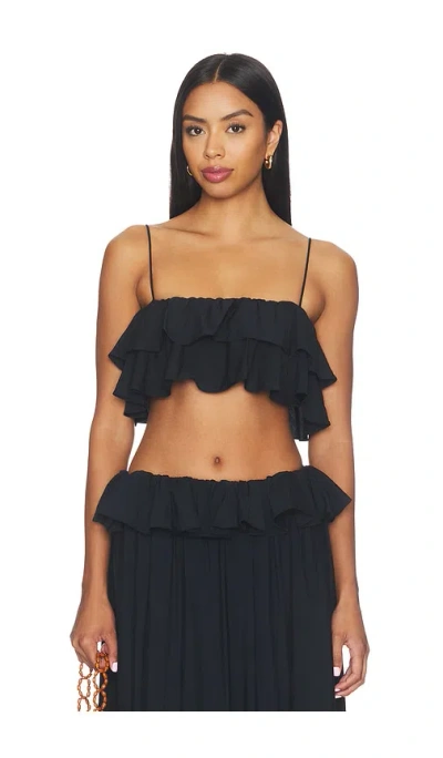 Lovers & Friends Hollis Crop Top In Black