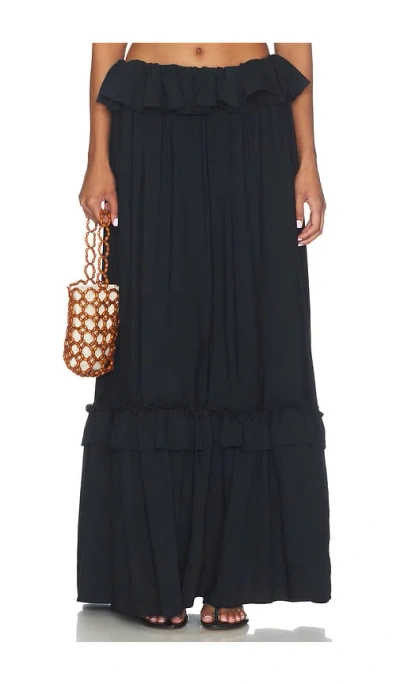 Lovers & Friends Hollis Maxi Skirt In Black