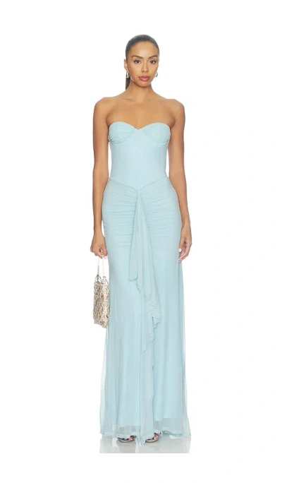 Lovers & Friends Isabel Gown In Blue