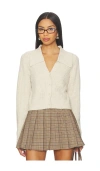 Lovers & Friends Janae Cardigan In White