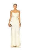 Lovers & Friends Janae Gown In Yellow