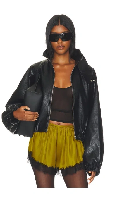Lovers & Friends Javadi Faux Leather Jacket In Black