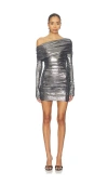 Lovers & Friends Jazz Mini Dress In Silver