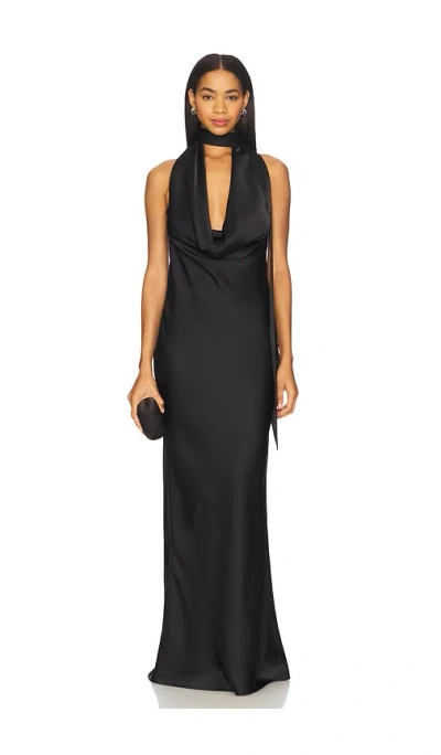 Lovers & Friends Jenna Gown In Black