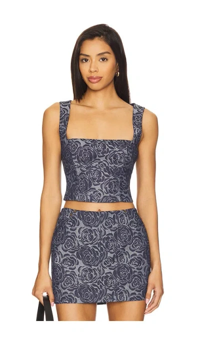 Lovers & Friends Jodie Top In Blue