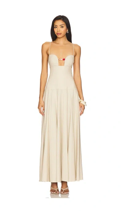 Lovers & Friends Jolene Maxi Dress In Neutral