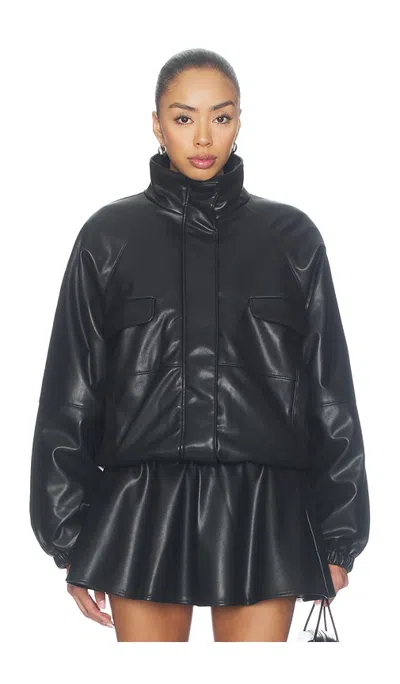 Lovers & Friends Jordan Faux Leather Jacket In Black