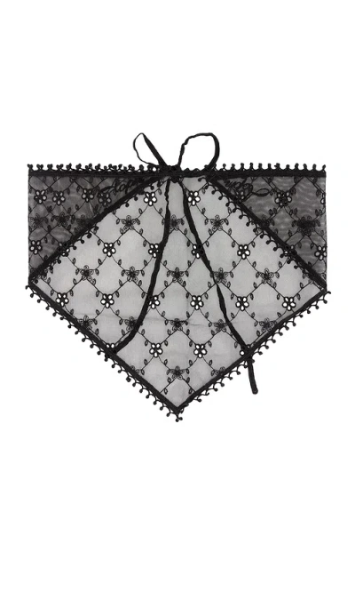 Lovers & Friends Josefina Triangle Scarf In Black