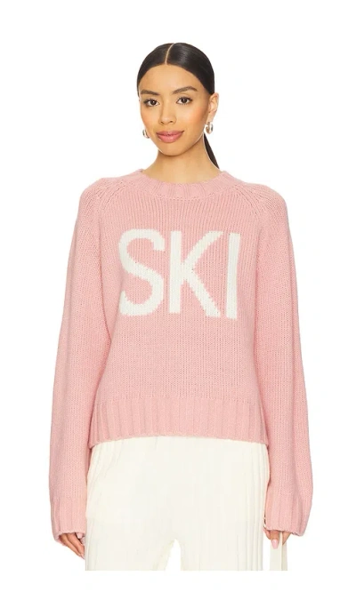 Lovers & Friends Jovelle Ski Sweater In Pink