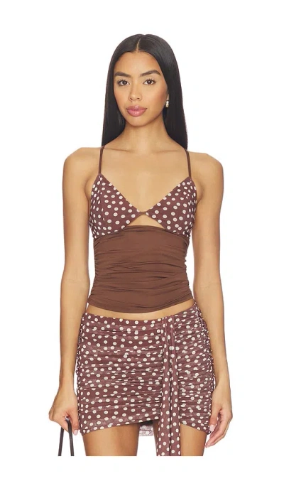 Lovers & Friends Judith Top In Brown