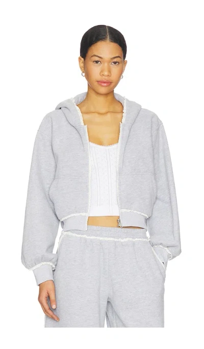 Lovers & Friends Juliana Hoodie In Gray
