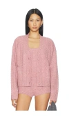 Lovers & Friends Juliee Cardigan In Pink
