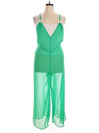 Pre-owned Lovers & Friends Jumpsuit In Green
