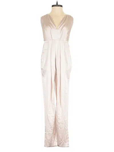 Pre-owned Lovers & Friends Jumpsuit In Ivory