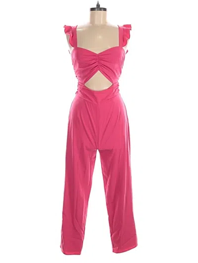 Pre-owned Lovers & Friends Jumpsuit In Pink