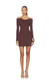 Lovers & Friends Karli Mini Dress In Brown