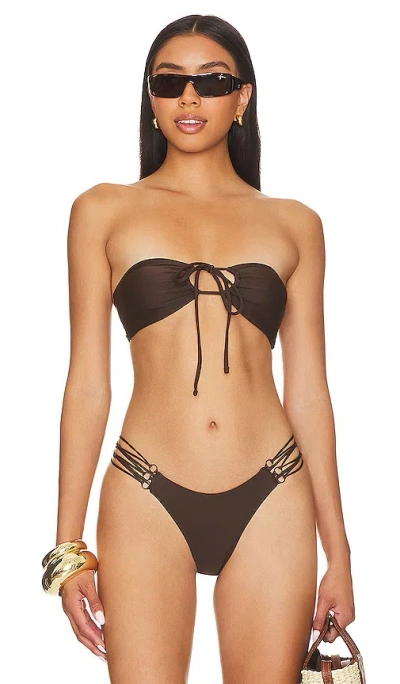 Lovers & Friends Keep My Cool Top In Brown