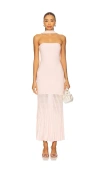 Lovers & Friends Kelly Pleated Knit Dress