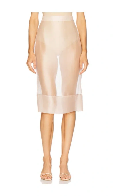 Lovers & Friends Kelsie Sheer Midi Skirt