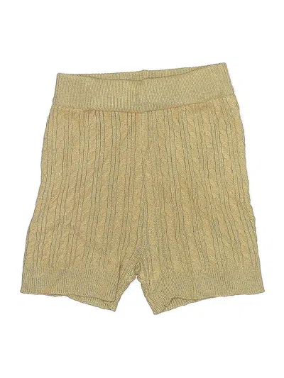 Pre-owned Lovers & Friends Khaki Shorts In Gold
