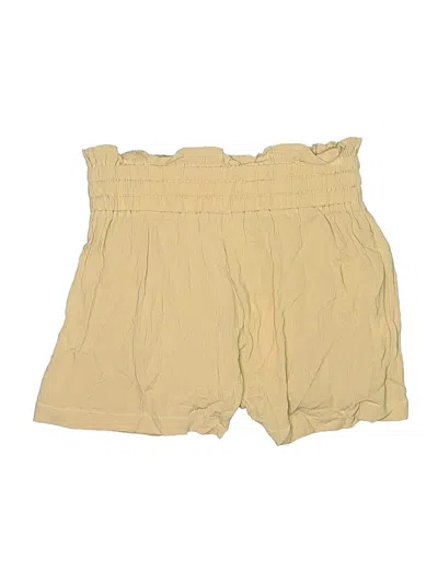 Pre-owned Lovers & Friends Khaki Shorts In Yellow