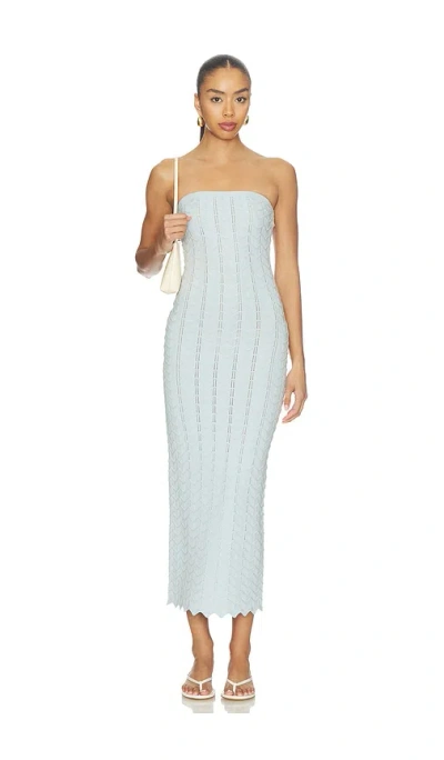 Lovers & Friends Kimani Strapless Maxi Dress In Blue
