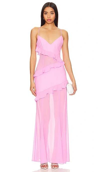Lovers & Friends Kimbra Gown In 粉色