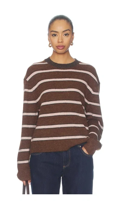 Lovers & Friends Kristin Stripe Pullover In Gold