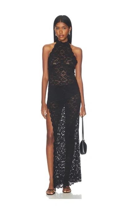 Lovers & Friends Lacelle Maxi Dress In Black