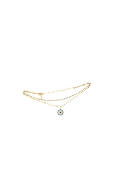 Lovers & Friends Laurell Anklet In Gold