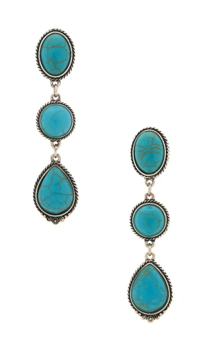Lovers & Friends Leona Earrings In Blue