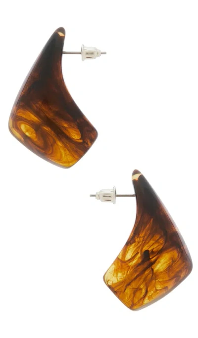 Lovers & Friends Lilan Earrings In Brown