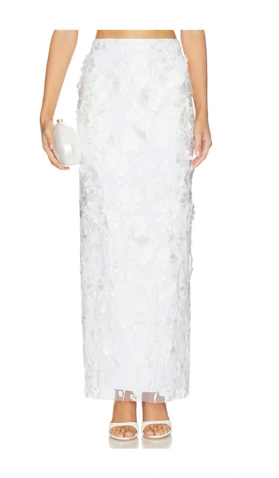 Lovers & Friends Lilia Maxi Skirt In White