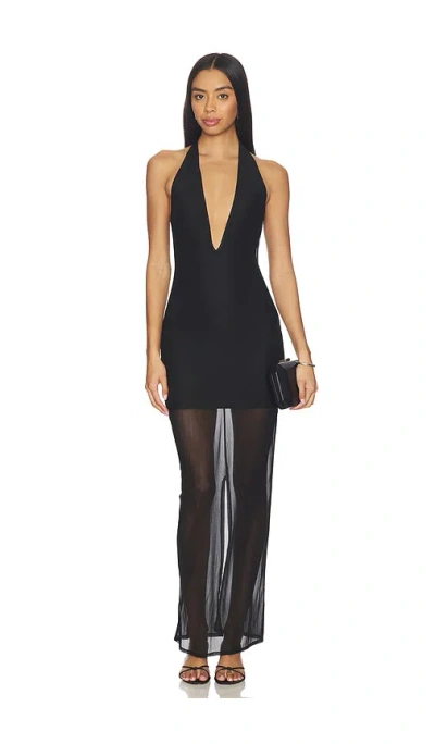 Lovers & Friends Liliah Gown In Black