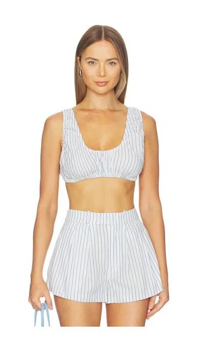 Lovers & Friends Linny Linen Top In Multi