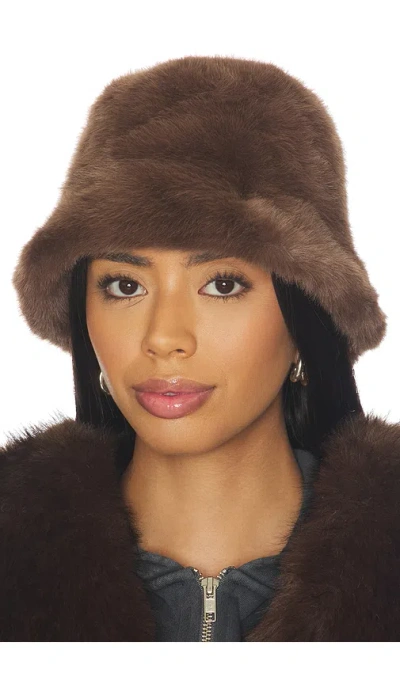 Lovers & Friends Lisa Bucket Hat In Brown