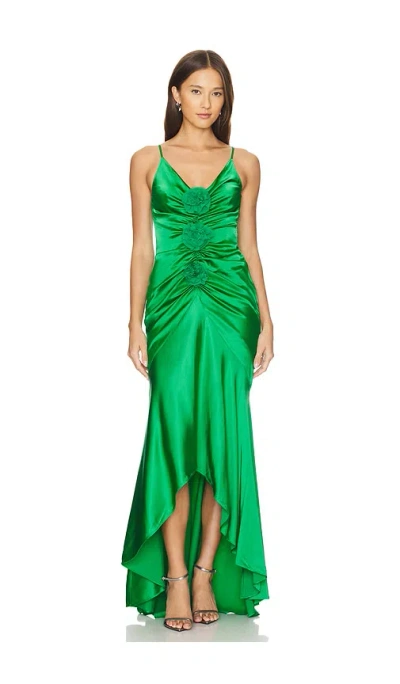 Lovers & Friends Liz Gown In Green