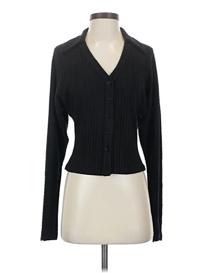 Pre-owned Lovers & Friends Long Sleeve Blouse In Black