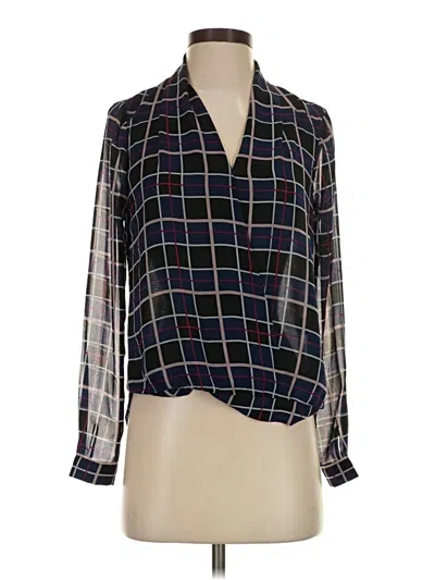 Pre-owned Lovers & Friends Long Sleeve Blouse In Black