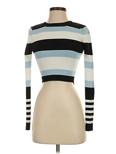 Pre-owned Lovers & Friends Long Sleeve Top Ivory Turtleneck Tops