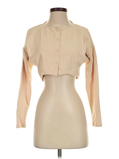 Pre-owned Lovers & Friends Long Sleeve Turtleneck In Tan