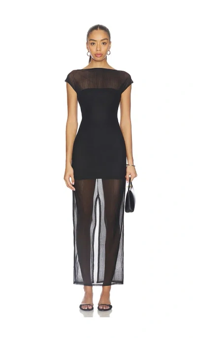 Lovers & Friends Lorna Maxi Dress In Black