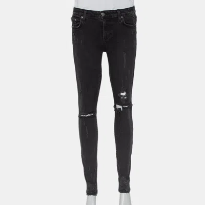 Lovers & Friends Lovers + Friends Black Denim Distressed Skinny Ricky Jeans