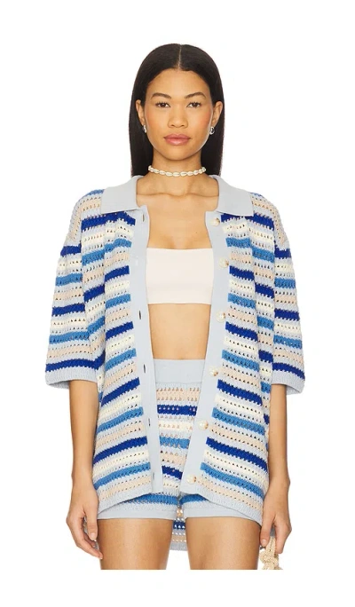 Lovers & Friends Lucia Cardigan In Blue