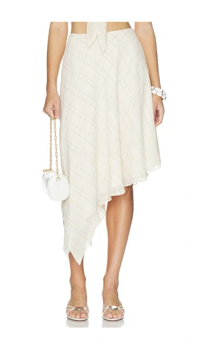 Lovers & Friends Lucielle Midi Skirt In Brown