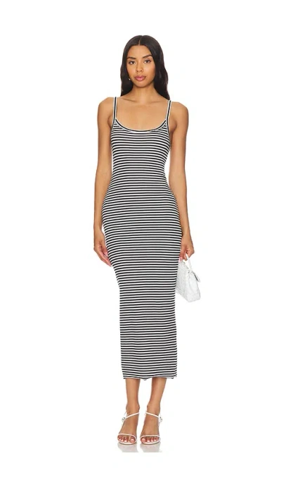 Lovers & Friends Lucy Midi Dress In Black & White