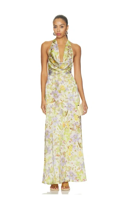 Lovers & Friends Madison Gown In Floral Multi